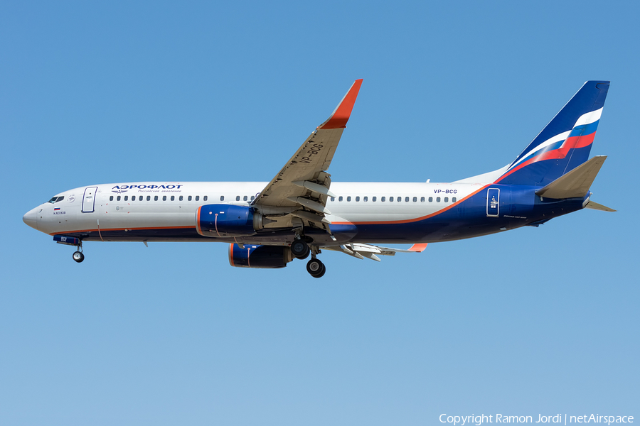 Aeroflot - Russian Airlines Boeing 737-8LJ (VP-BCG) | Photo 515574