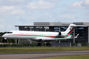 (Private) Bombardier CRJ-700 (VP-BCL) at  Farnborough, United Kingdom