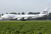 Silk Way West Airlines Boeing 747-4H6F(SCD) (VP-BCV) at  Amsterdam - Schiphol, Netherlands