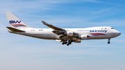 Silk Way West Airlines Boeing 747-4H6F(SCD) (VP-BCV) at  Frankfurt - Hahn, Germany