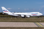 Silk Way West Airlines Boeing 747-4H6F(SCD) (VP-BCV) at  Frankfurt - Hahn, Germany