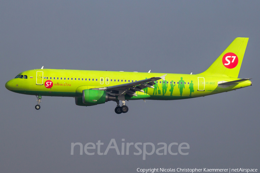 S7 Airlines Airbus A320-214 (VP-BCZ) | Photo 161143