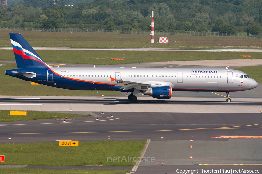 Aeroflot - Russian Airlines Airbus A321-211 (VP-BDC) | Photo 63088
