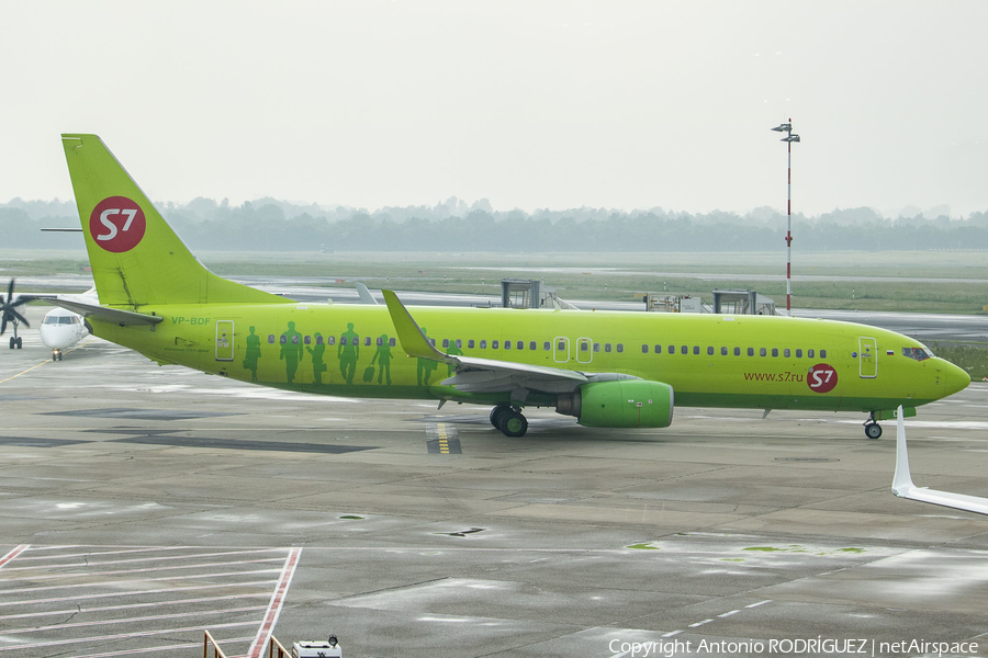 S7 Airlines Boeing 737-8Q8 (VP-BDF) | Photo 379194