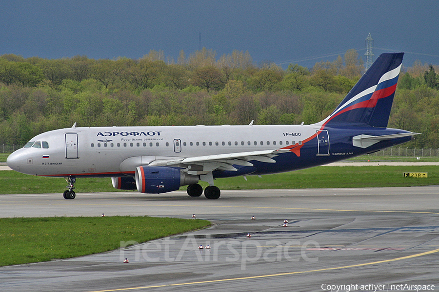 Aeroflot - Russian Airlines Airbus A319-111 (VP-BDO) | Photo 166193