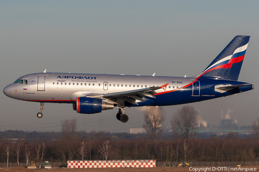 Aeroflot - Russian Airlines Airbus A319-111 (VP-BDO) | Photo 240588