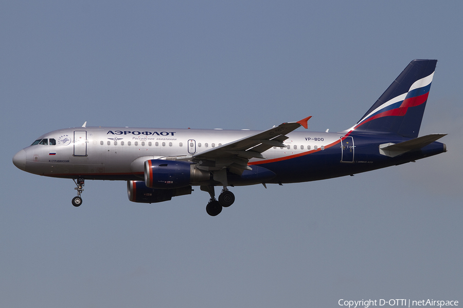 Aeroflot - Russian Airlines Airbus A319-111 (VP-BDO) | Photo 382728