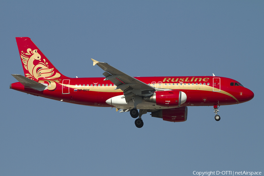 RusLine Airbus A319-112 (VP-BDY) | Photo 392214