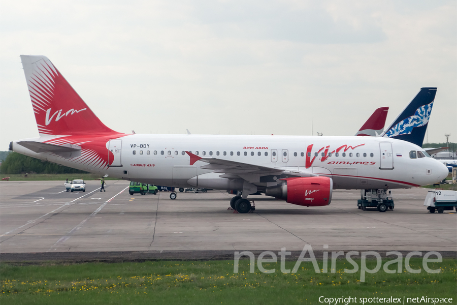 VIM Airlines Airbus A319-112 (VP-BDY) | Photo 107757