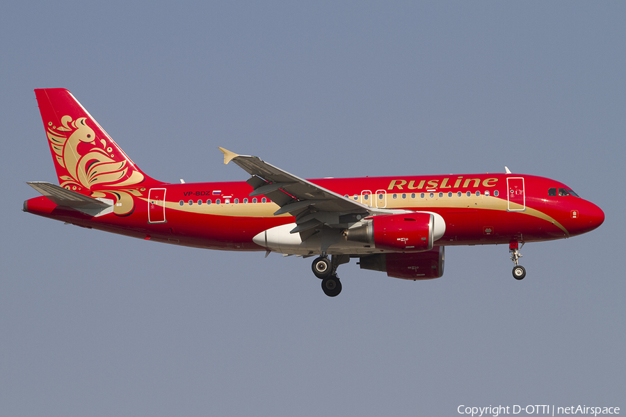 RusLine Airbus A319-112 (VP-BDZ) | Photo 392122