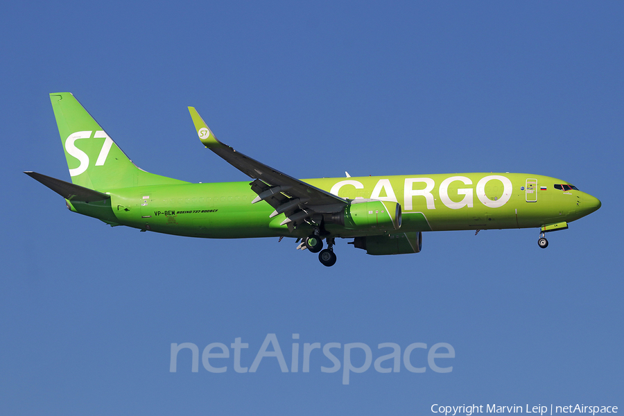 S7 Airlines Cargo Boeing 737-8AS(BCF) (VP-BEM) | Photo 489975