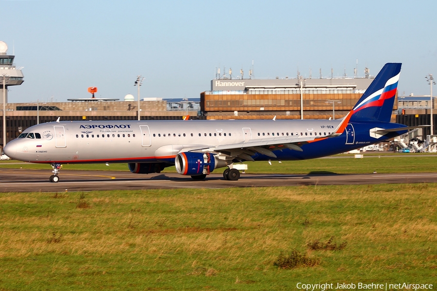 Aeroflot - Russian Airlines Airbus A321-211 (VP-BEW) | Photo 199380