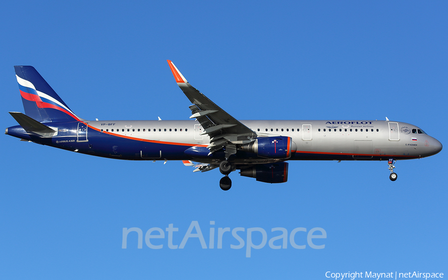 Aeroflot - Russian Airlines Airbus A321-211 (VP-BFF) | Photo 247937