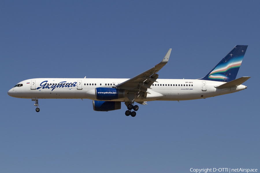 Yakutia Airlines Boeing 757-256 (VP-BFG) | Photo 414439