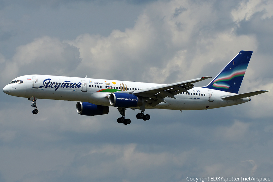 Yakutia Airlines Boeing 757-27B (VP-BFI) | Photo 280090