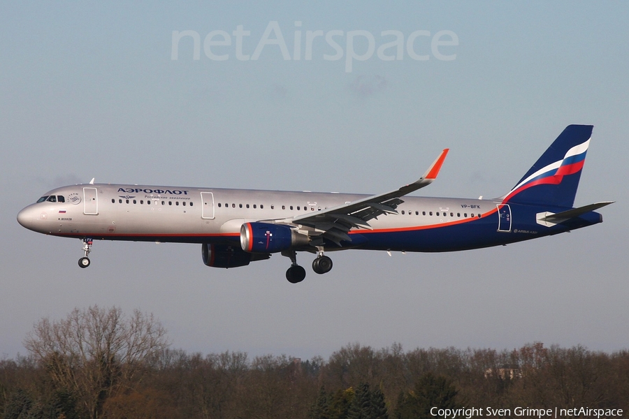 Aeroflot - Russian Airlines Airbus A321-211 (VP-BFK) | Photo 217932
