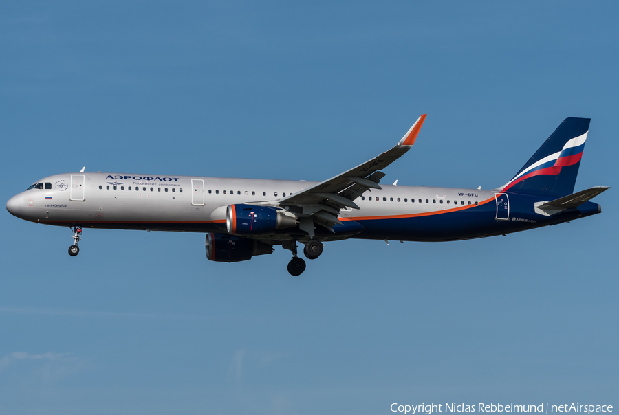 Aeroflot - Russian Airlines Airbus A321-211 (VP-BFQ) | Photo 267682