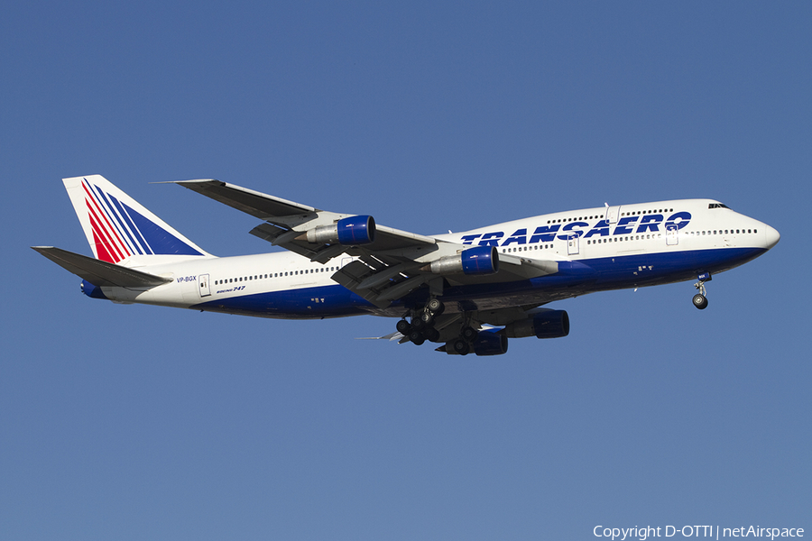 Transaero Airlines Boeing 747-346 (VP-BGX) | Photo 390794