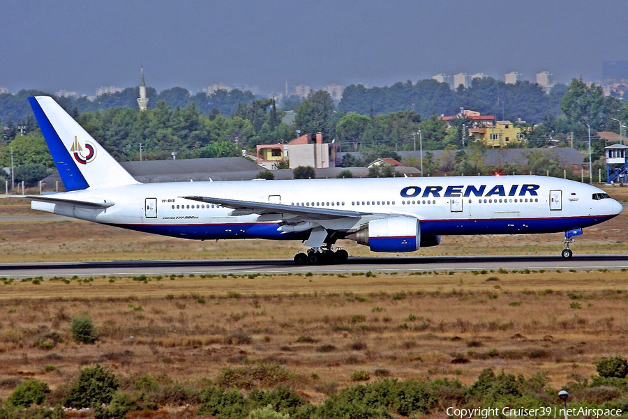 Orenair Boeing 777-2Q8(ER) (VP-BHB) | Photo 89289