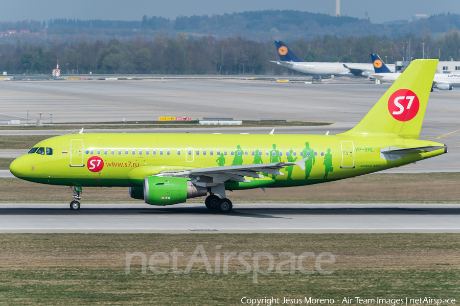 S7 Airlines Airbus A319-114 (VP-BHL) | Photo 170946