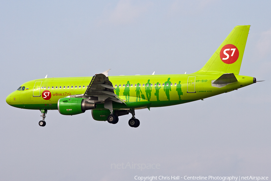 S7 Airlines Airbus A319-114 (VP-BHP) | Photo 3473