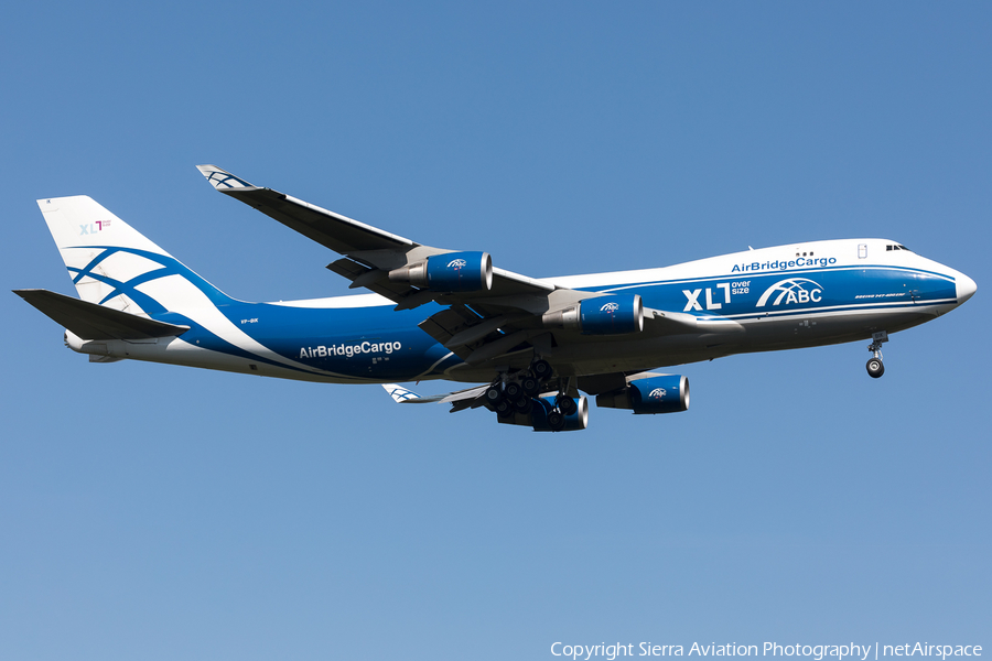 AirBridge Cargo Boeing 747-46N(ERF/SCD) (VP-BIK) | Photo 383408