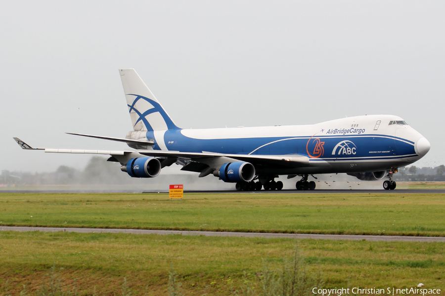 AirBridge Cargo Boeing 747-4HA(ERF) (VP-BIM) | Photo 177786