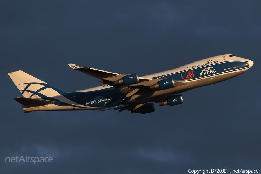 AirBridge Cargo Boeing 747-4HA(ERF) (VP-BIM) | Photo 167569