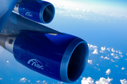 AirBridge Cargo Boeing 747-4HA(ERF) (VP-BIM) at  Caribbean Sea, (International Airspace)