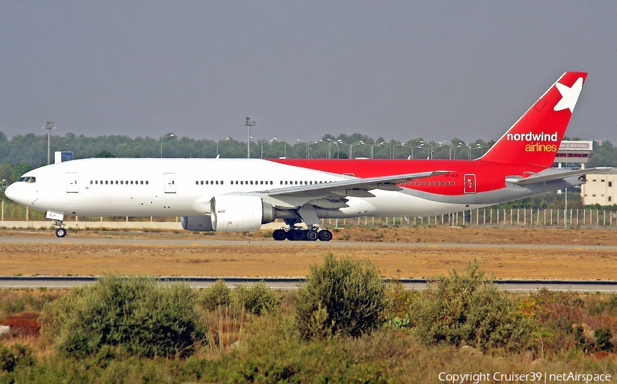 Nordwind Airlines Boeing 777-21B(ER) (VP-BJF) | Photo 135521