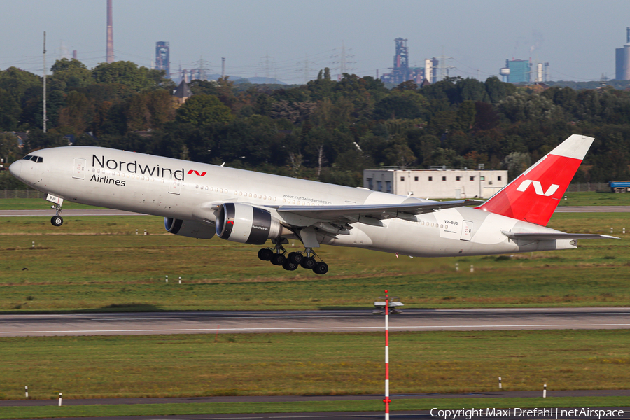 Nordwind Airlines Boeing 777-2Q8(ER) (VP-BJG) | Photo 495924