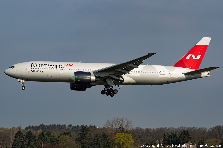 Nordwind Airlines Boeing 777-2Q8(ER) (VP-BJJ) | Photo 443565