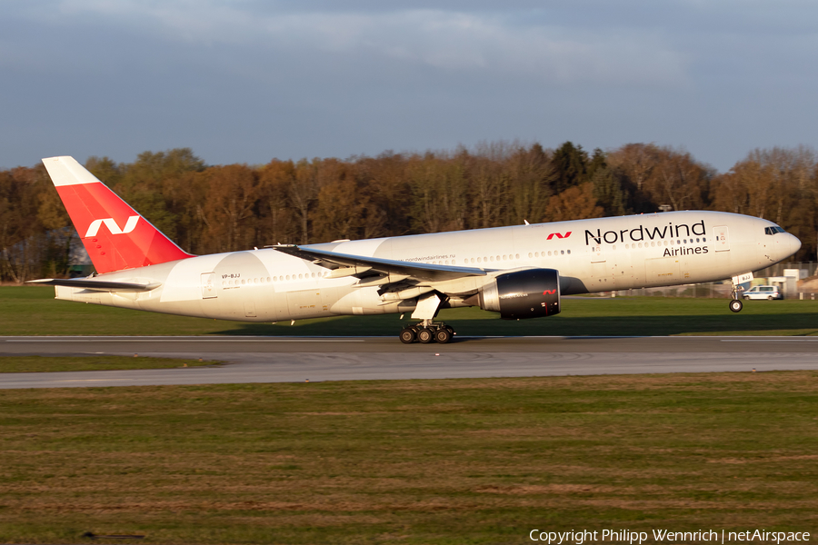 Nordwind Airlines Boeing 777-2Q8(ER) (VP-BJJ) | Photo 443935