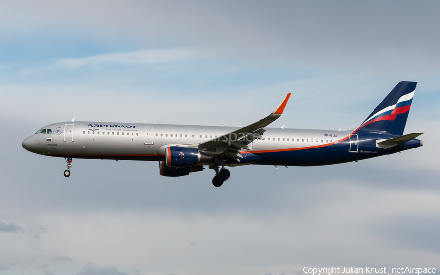 Aeroflot - Russian Airlines Airbus A321-211 (VP-BJX) | Photo 149130