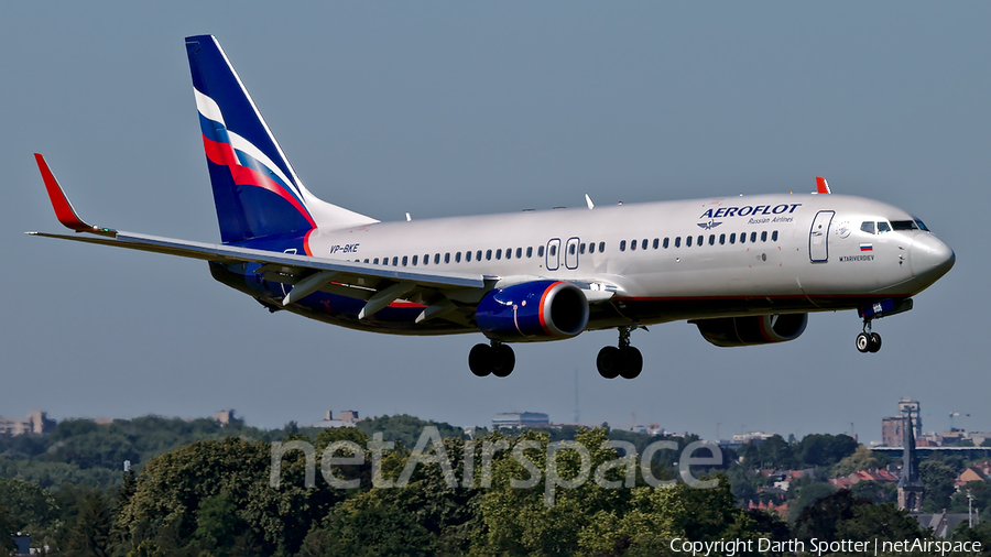 Aeroflot - Russian Airlines Boeing 737-8LJ (VP-BKE) | Photo 378388