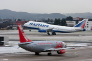 Transaero Airlines Boeing 747-444 (VP-BKJ) at  Salzburg - W. A. Mozart, Austria