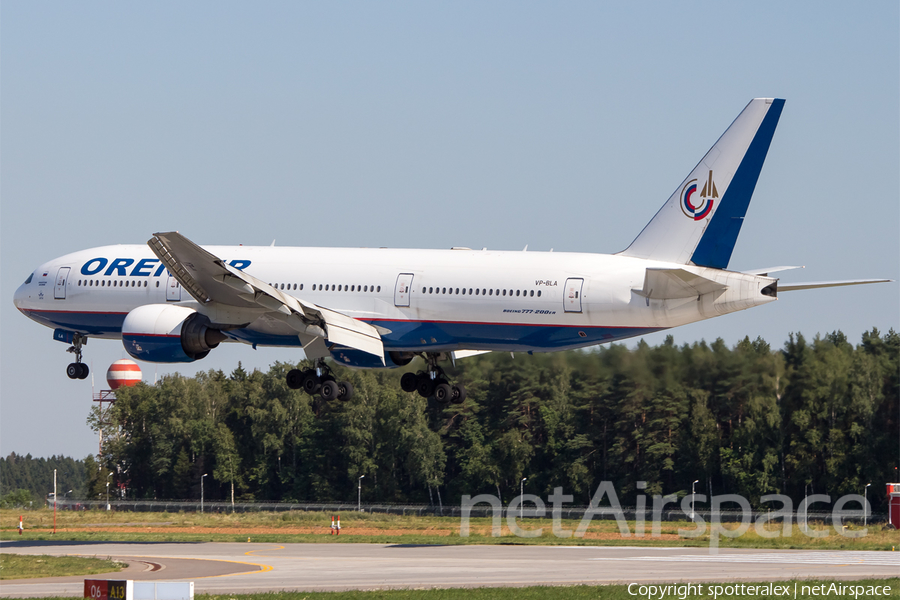 Orenair Boeing 777-2Q8(ER) (VP-BLA) | Photo 115580