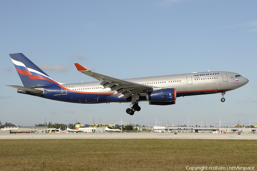 Aeroflot - Russian Airlines Airbus A330-243 (VP-BLX) | Photo 22557