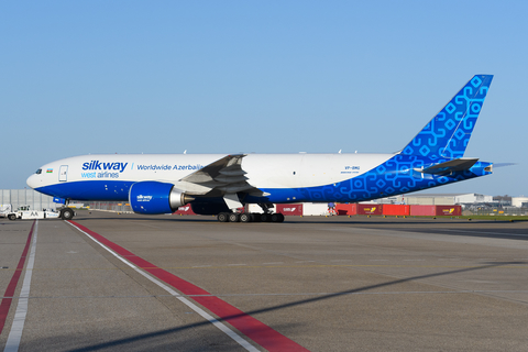 Silk Way West Airlines Boeing 777-F (VP-BMG) at  Amsterdam - Schiphol, Netherlands