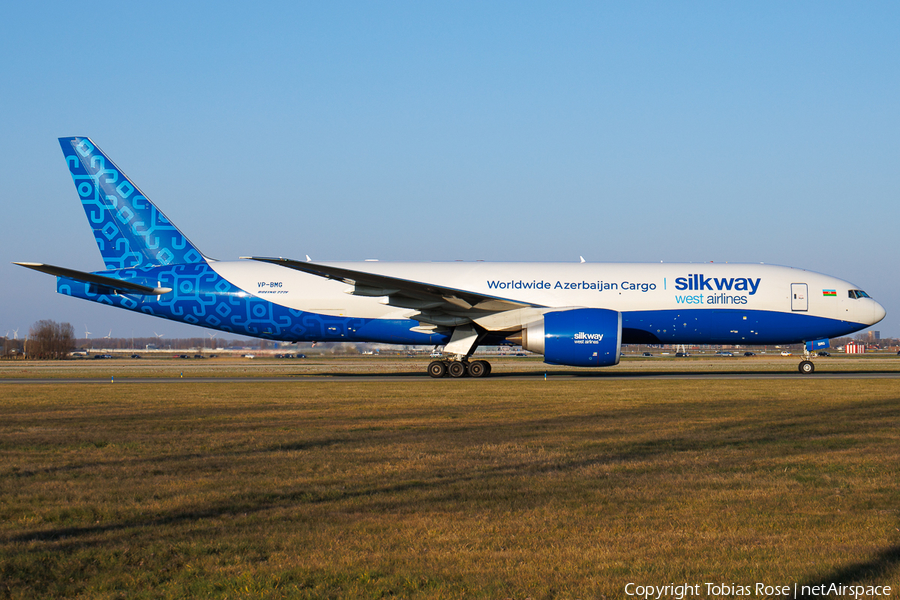 Silk Way West Airlines Boeing 777-F (VP-BMG) | Photo 676697