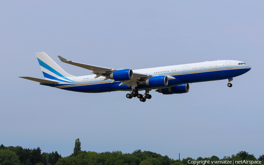 Las Vegas Sands Casino Airbus A340-541 (VP-BMS) | Photo 247642