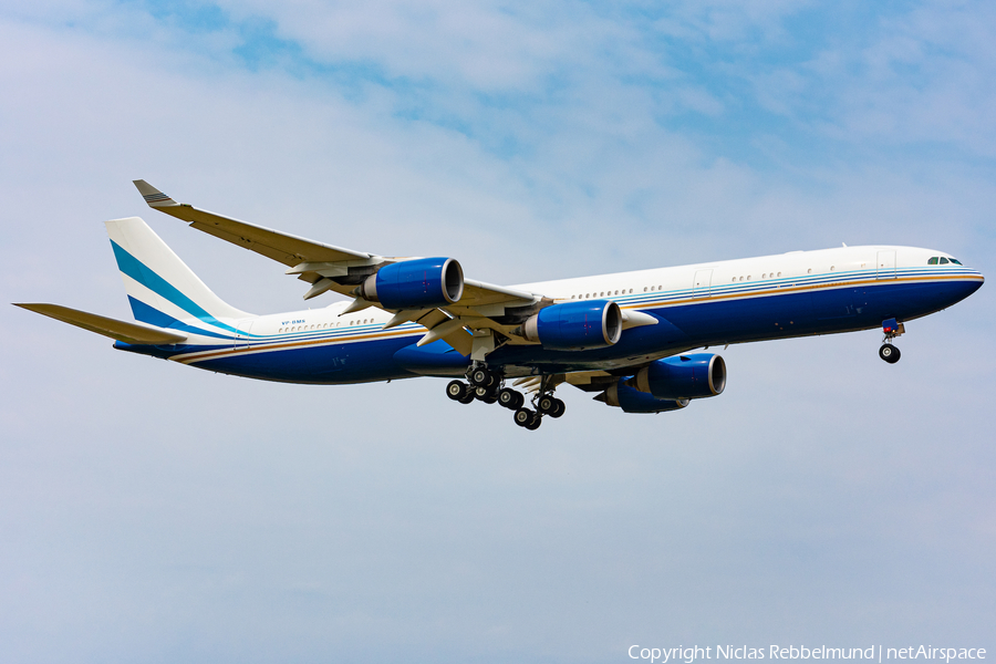 Las Vegas Sands Casino Airbus A340-541 (VP-BMS) | Photo 383300