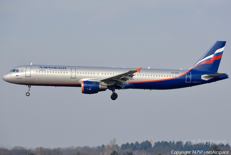 Aeroflot - Russian Airlines Airbus A321-211 (VP-BOC) | Photo 156077
