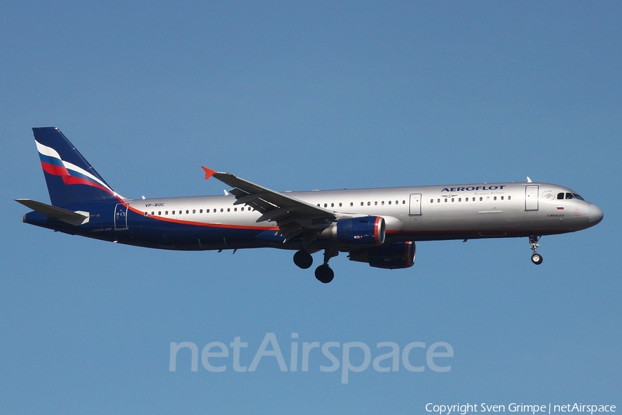 Aeroflot - Russian Airlines Airbus A321-211 (VP-BOC) | Photo 74307