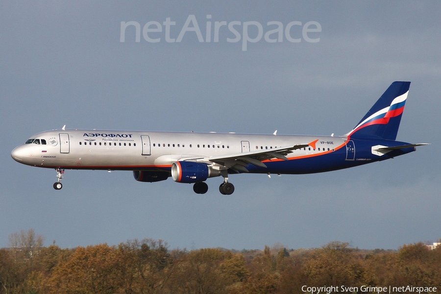 Aeroflot - Russian Airlines Airbus A321-211 (VP-BOE) | Photo 34033