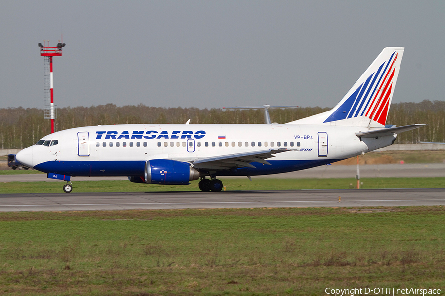 Transaero Airlines Boeing 737-5K5 (VP-BPA) | Photo 383324