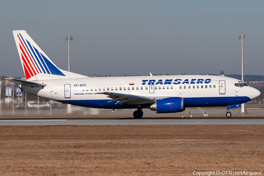 Transaero Airlines Boeing 737-5K5 (VP-BPD) | Photo 237433