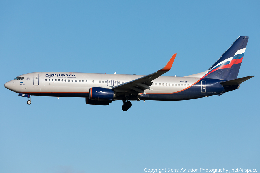 Aeroflot - Russian Airlines Boeing 737-8MC (VP-BPF) | Photo 502444