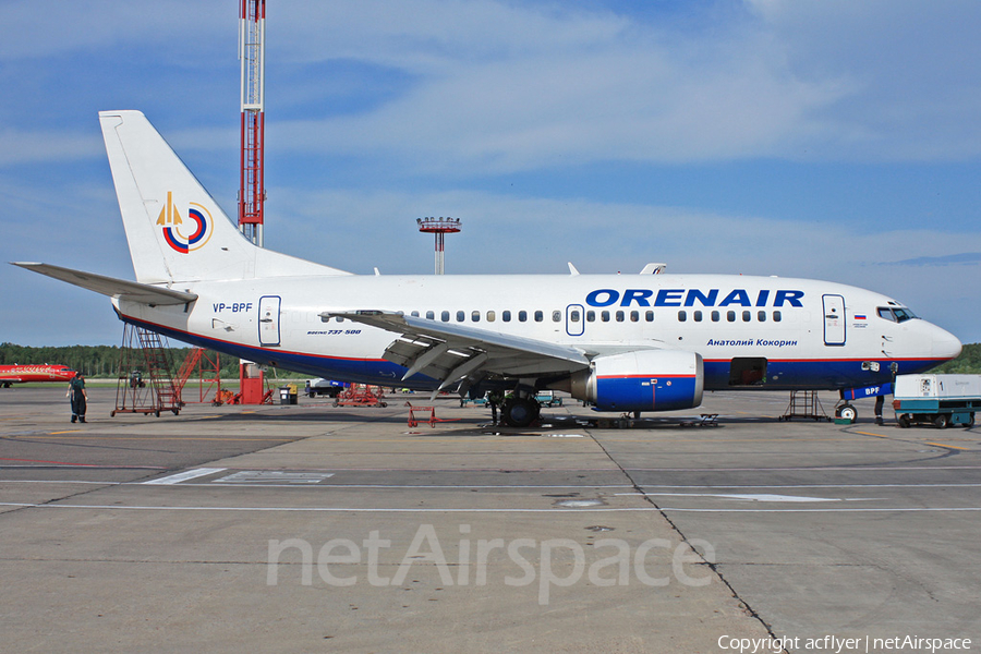 Orenair Boeing 737-5H6 (VP-BPF) | Photo 186335