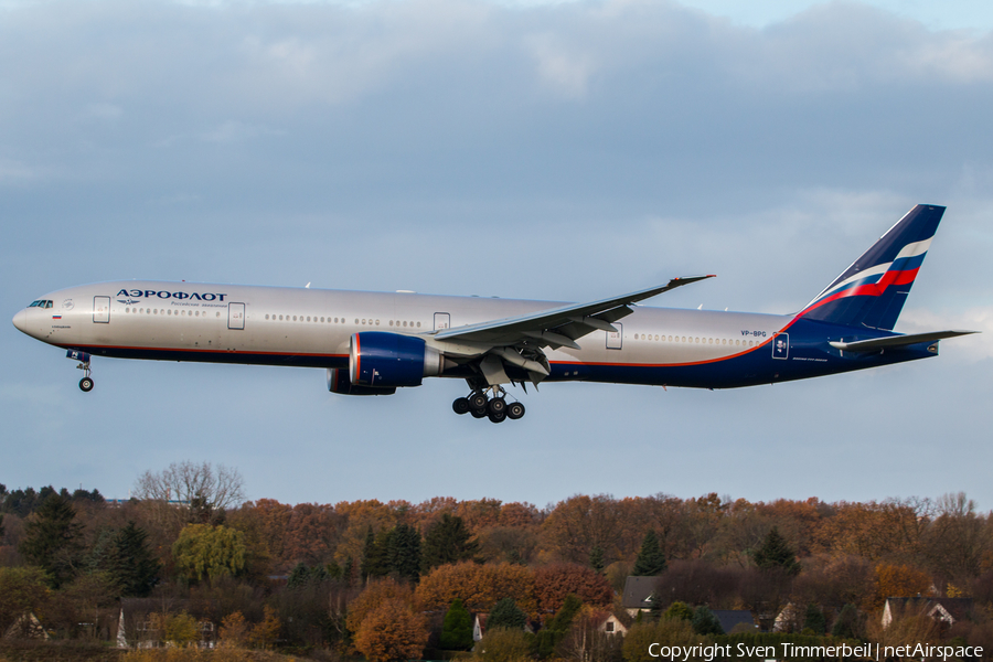Aeroflot - Russian Airlines Boeing 777-3M0(ER) (VP-BPG) | Photo 412332